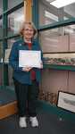 Pam's retirement and awarded certificate of achievement from city of Vero Beach