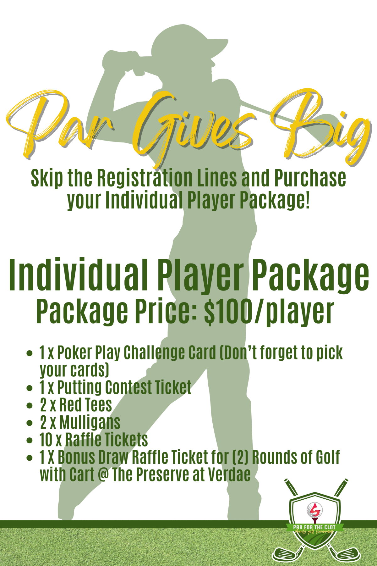 Purchase Your Package Today!