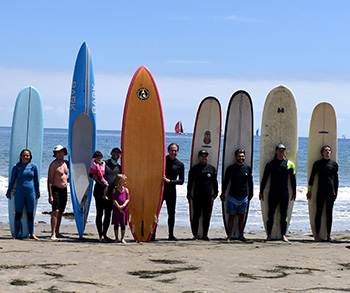 Participants before last year's Paddle Out!