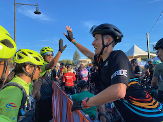 The community loves supporting MH360 during bike races