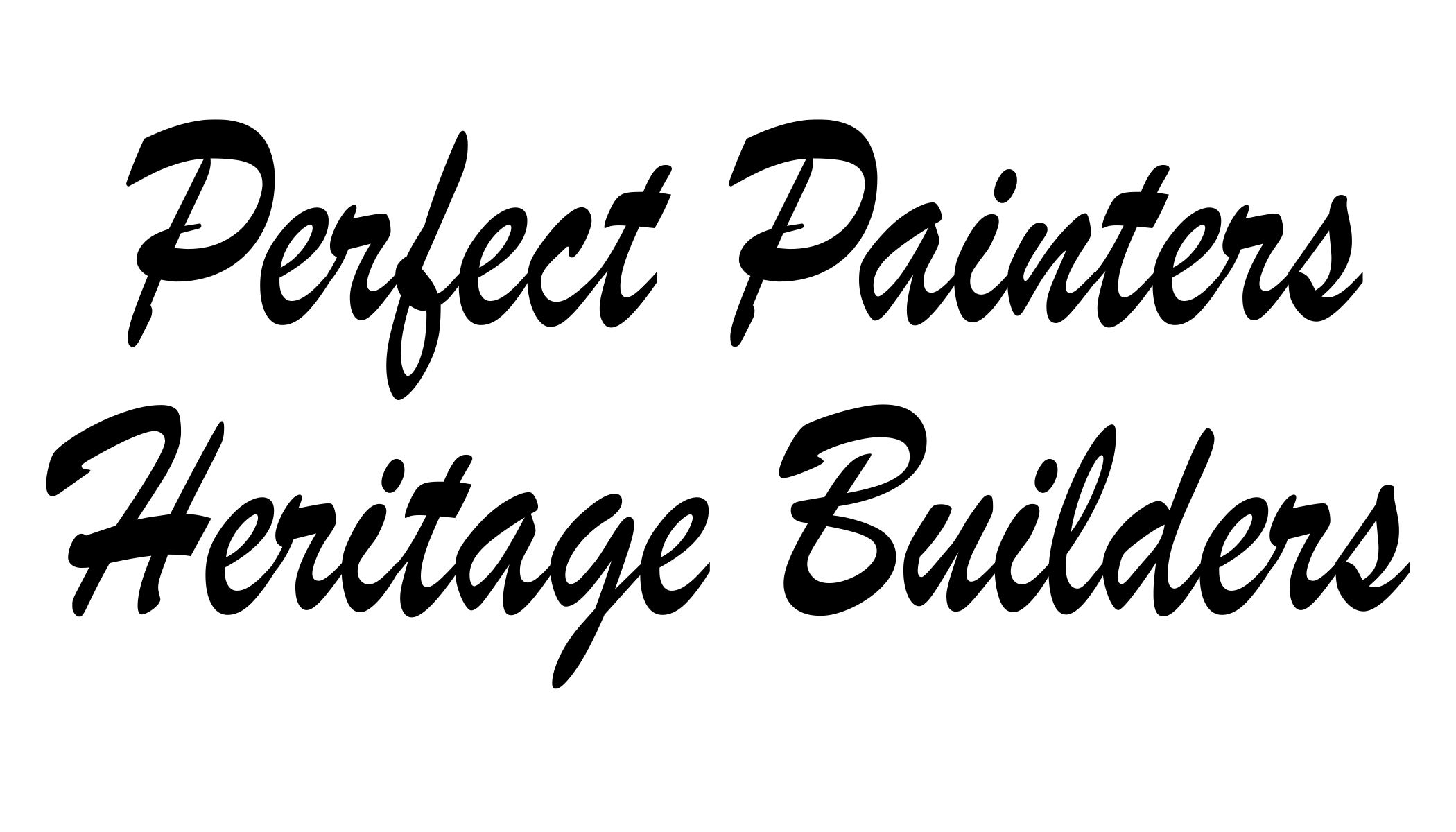 Perfect Painters & Heritage Builders