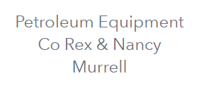 Petroleum Equipment Co Rex & Nancy Murrell