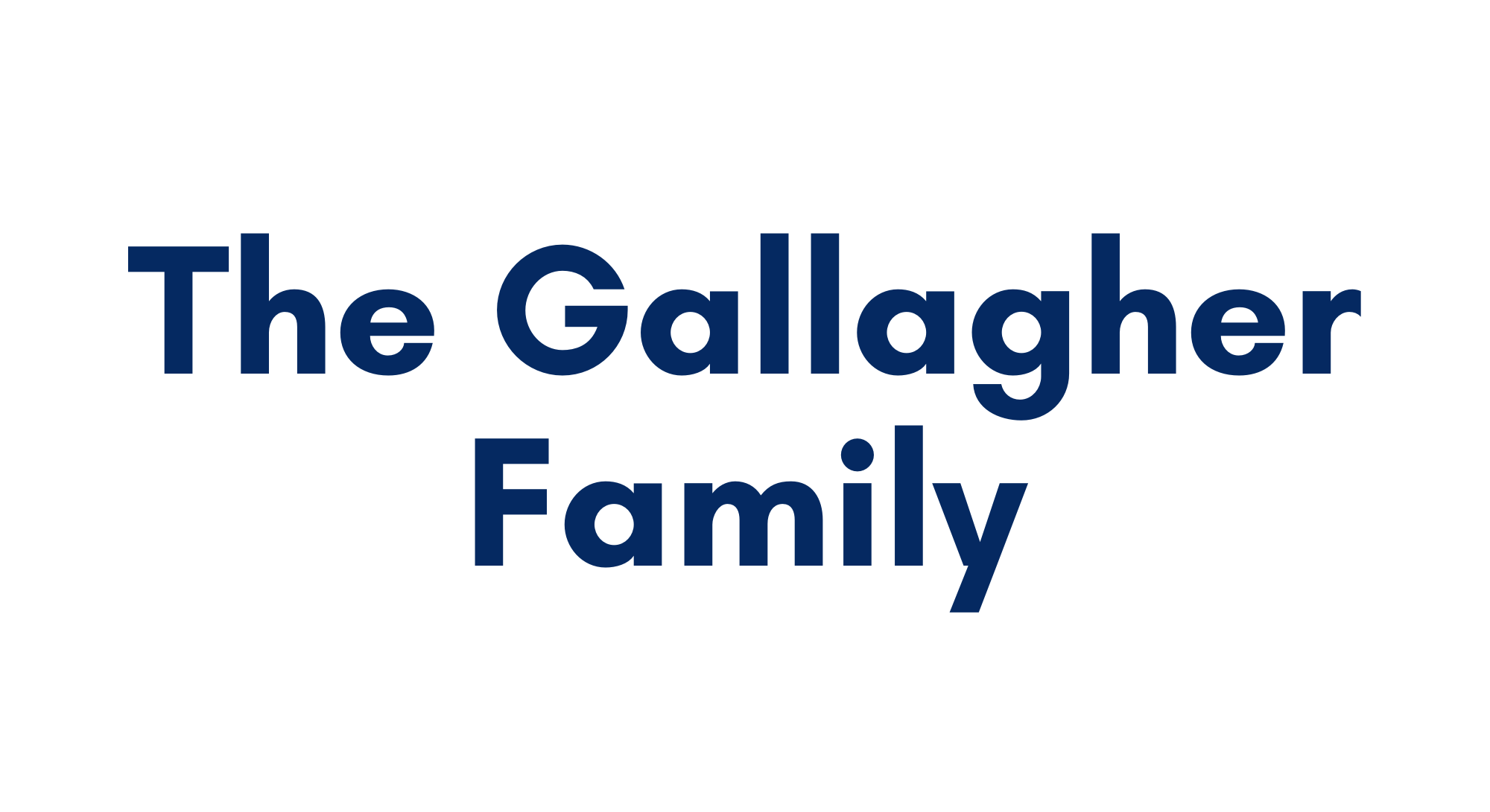 The Gallagher Family