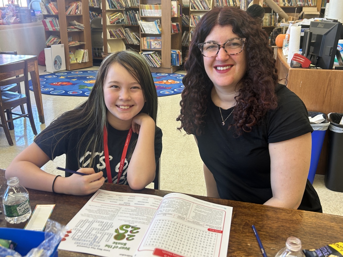 Jillian and her mentee Phoebe