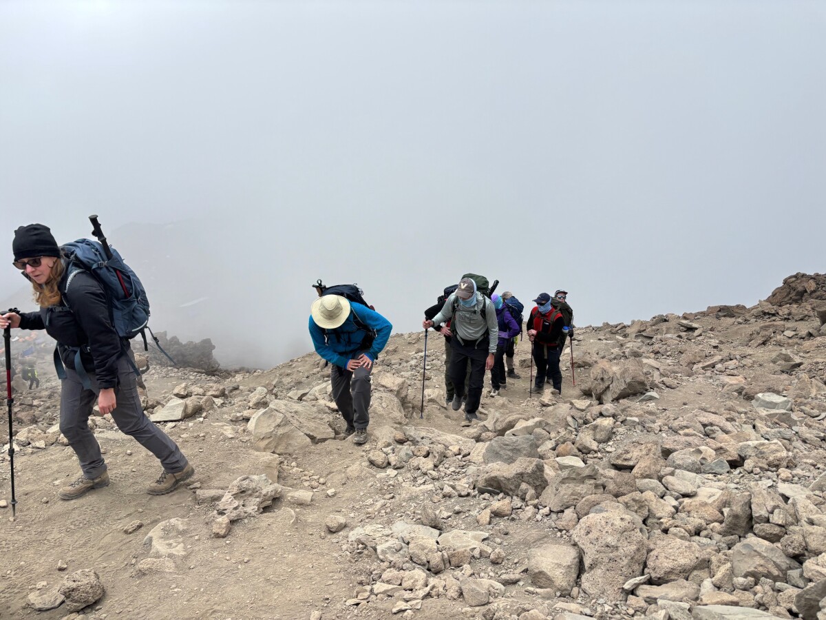 2/14/26: Day 5 (Karanga Camp at 13,300 feet to Kosovo Camp at 15,900 feet)