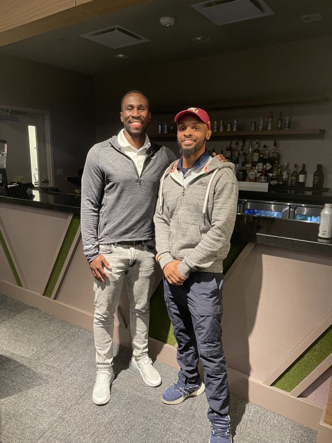 TAP Senior Director Foday Kamara and TAP Head Mentor Alex Price