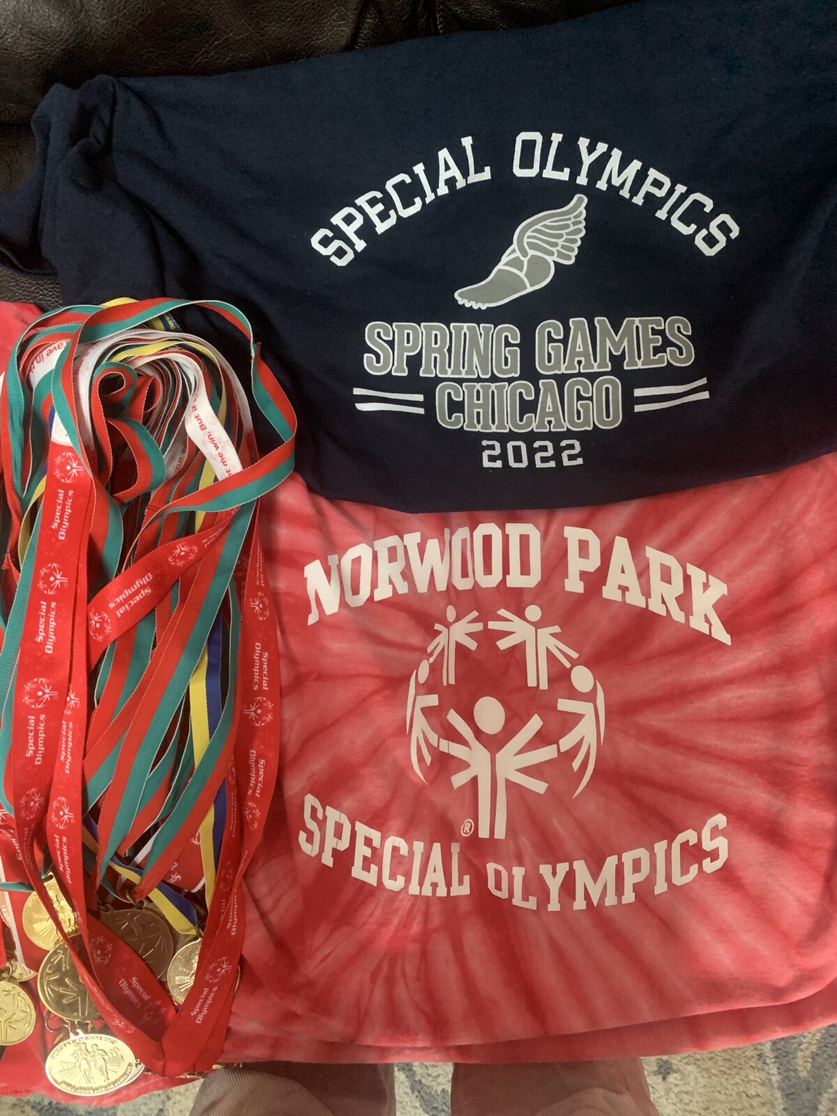 Uncle Mike's T-dhirts and Medals from Olympics!!