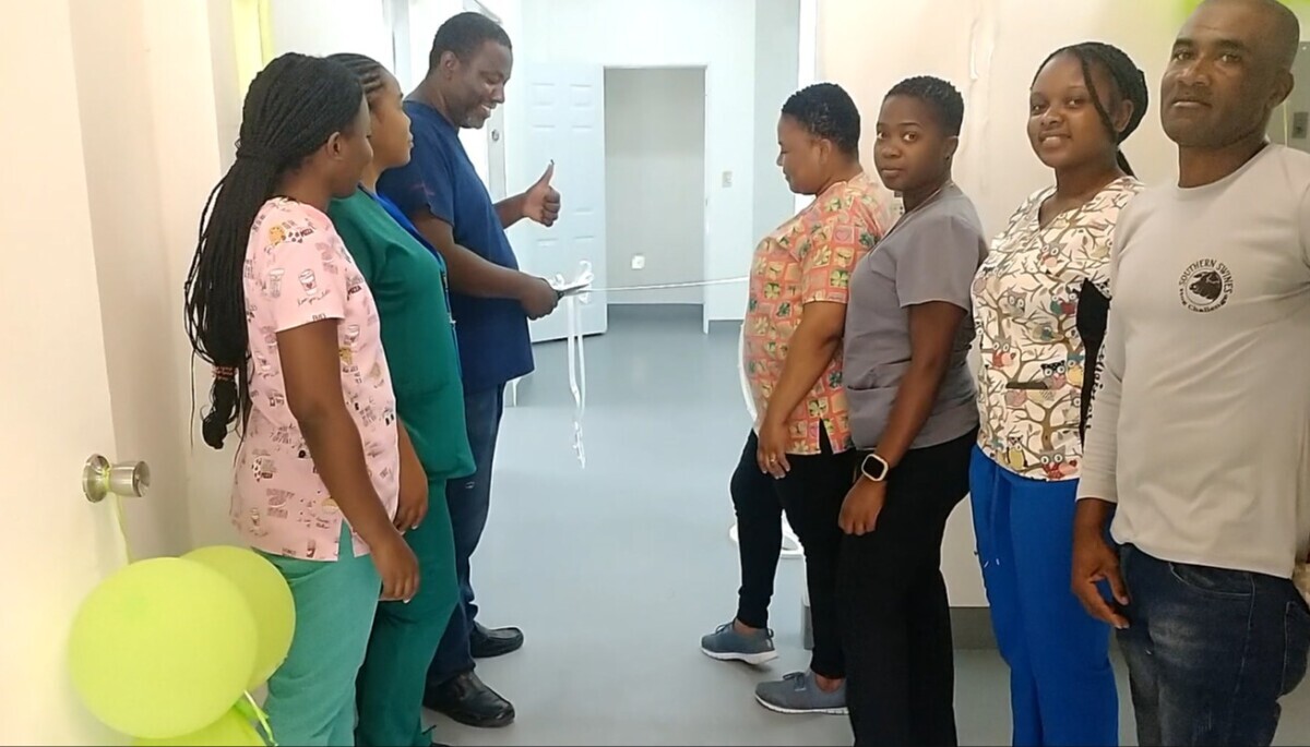 In late 2025, Dr. Danache and the staff cut the ribbon to commemorate the completed construction