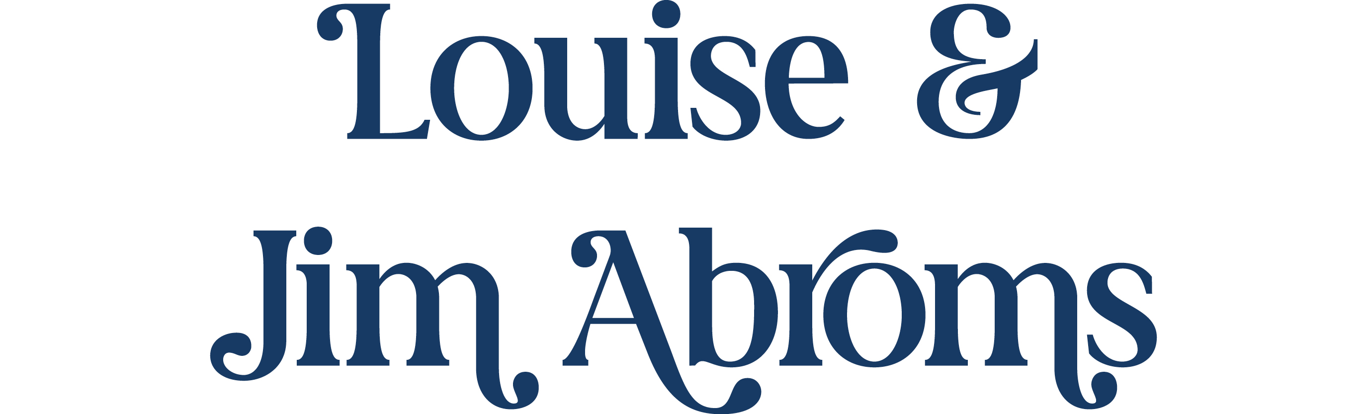 Louise & Jim Abroms