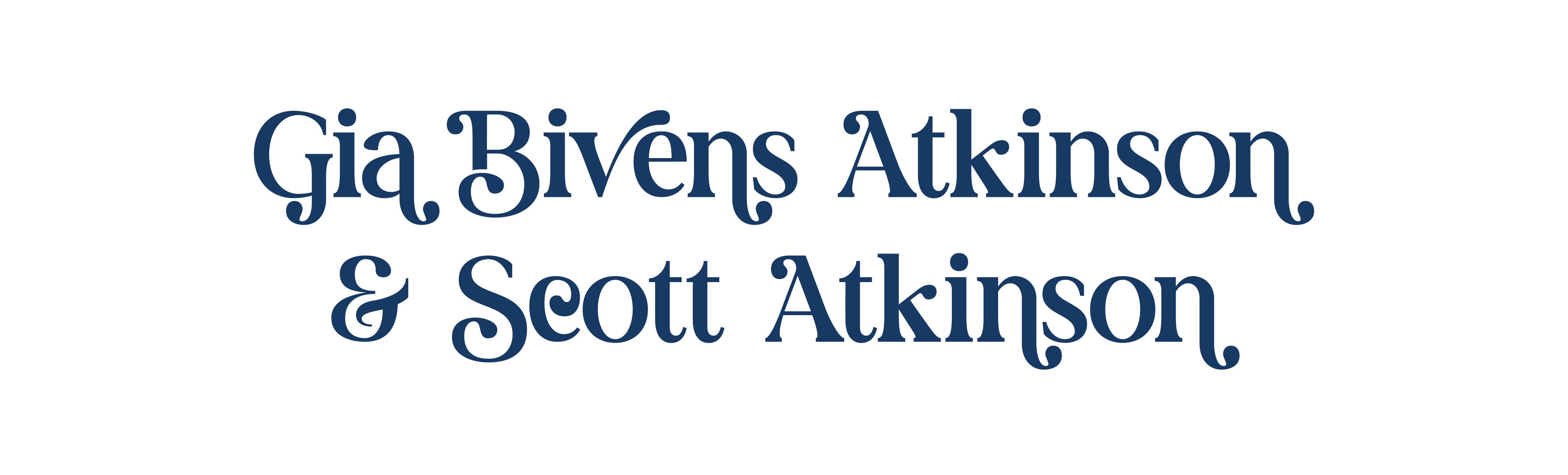 Gia & Scott Atkinson
