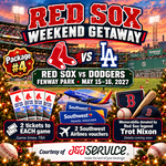 #4 - Boston Red Sox Weekend Getaway!