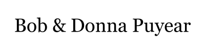 Bob and Donna Puyear