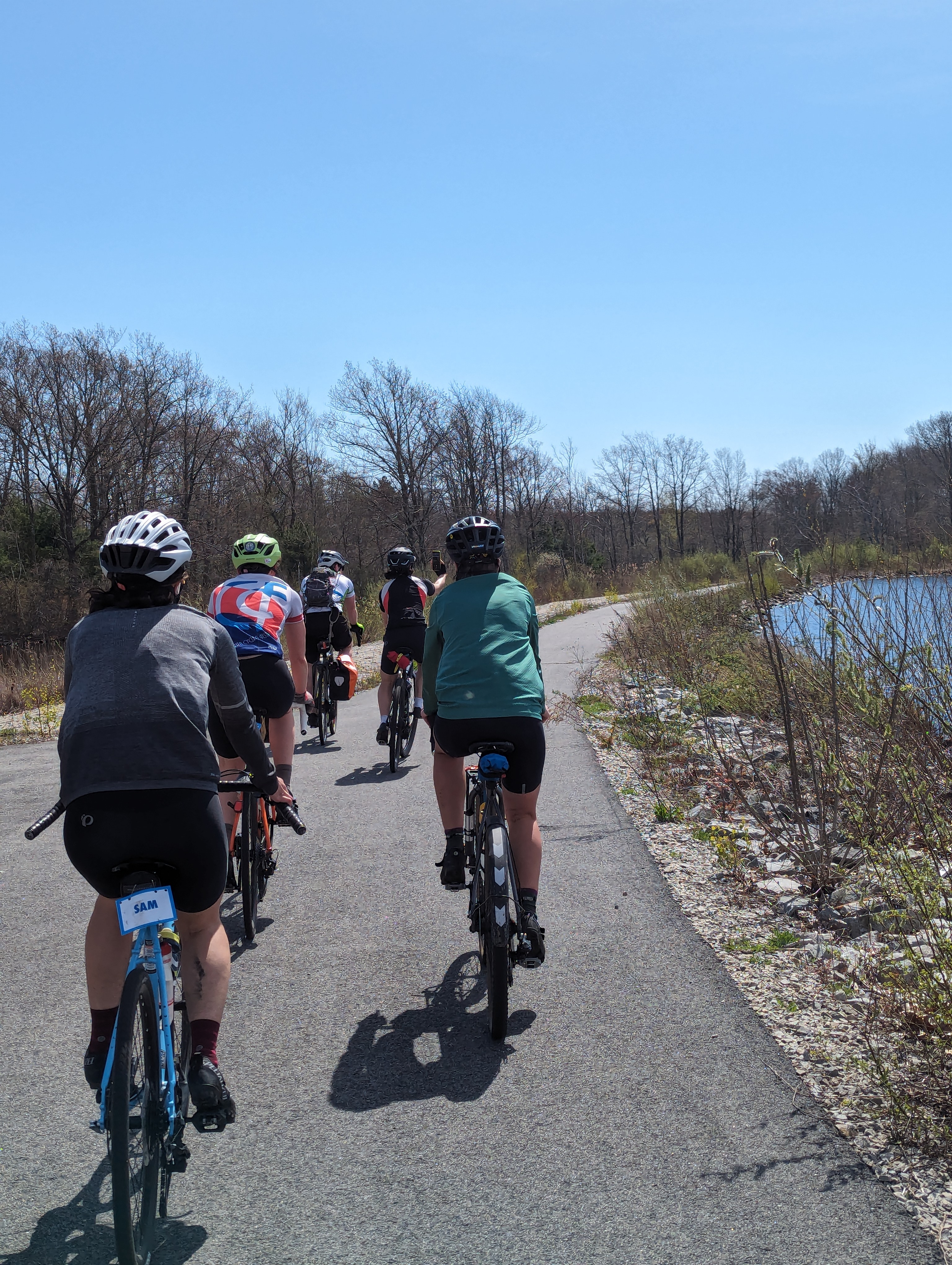 Smiling with our butts