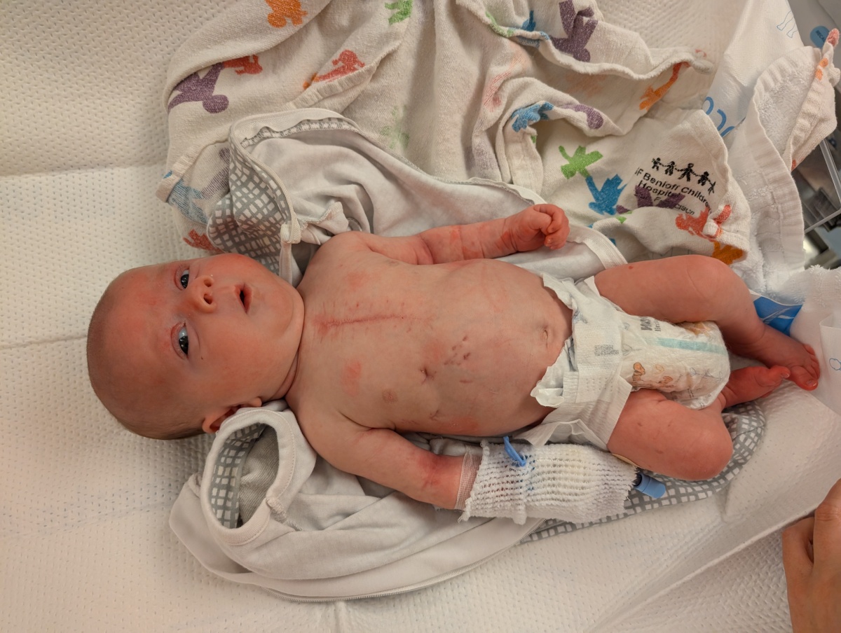 Getting ready for a bath