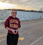 Me on an early training run on Lake Michigan!!