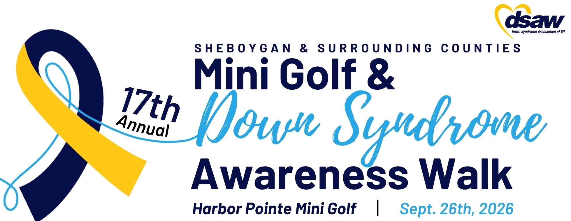 DSAW-Sheboygan Mini Golf & Down Syndrome Awareness Walk 2026