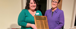 Kate Crosby and Rebecca Hopp recognized in 2022 for the Hezekiah Smith Historical Marker