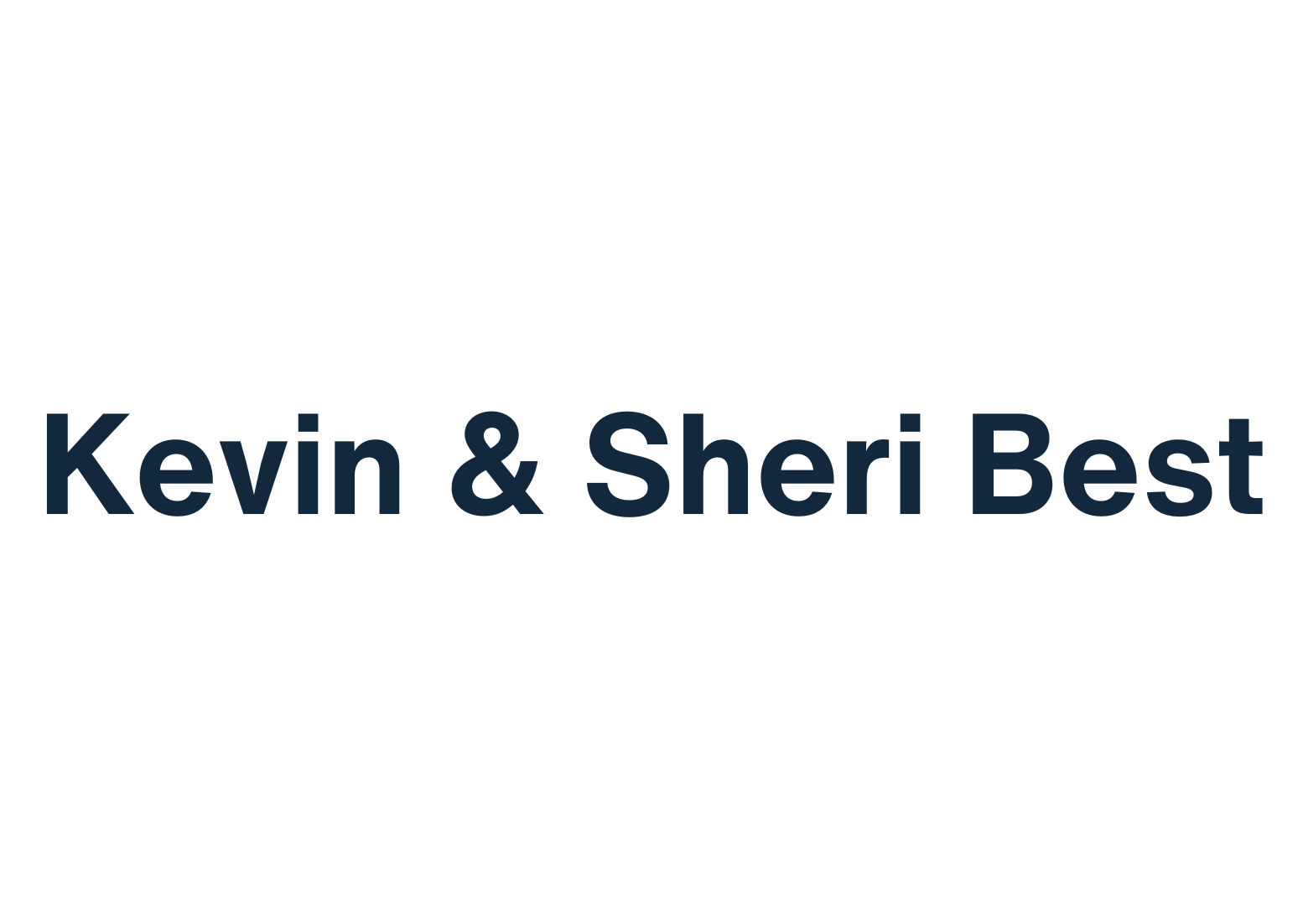 Kevin and Sheri Best