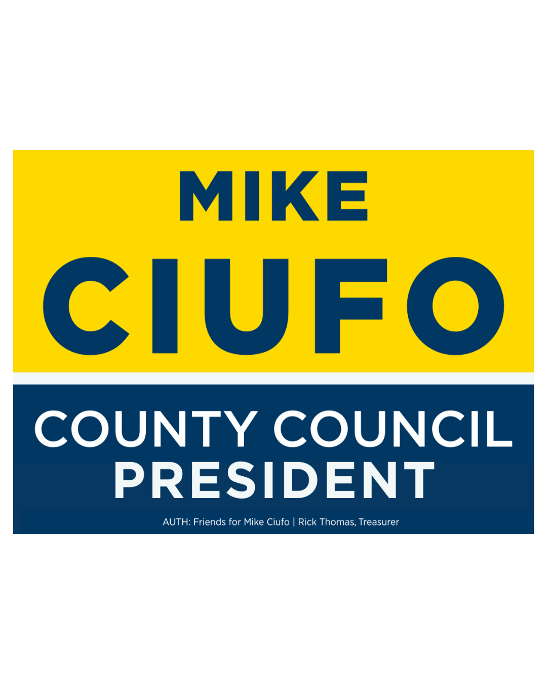Mike Ciufo for County Council President