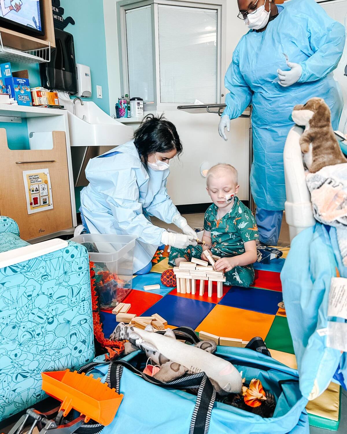 The nurses on the 12th floor were so accomodating