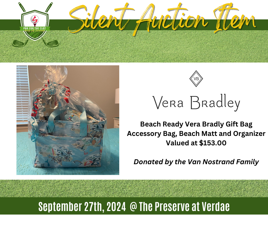 Vera Bradly (Donated by the Van Nostrand Family)