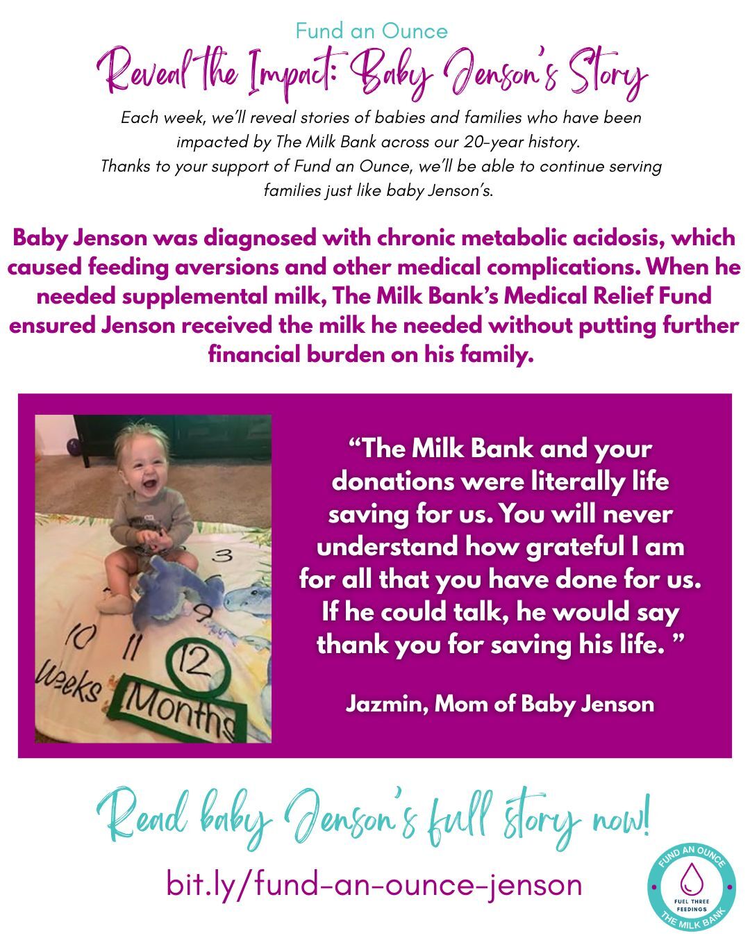 Reveal the Impact: Baby Jenson's Story