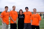 2011 Walk With Hope Anaheim Ducks Players with Annette