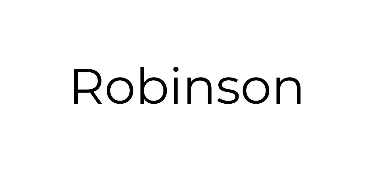 Robinson