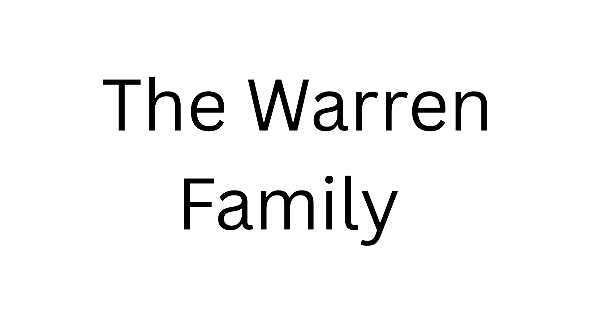 The Warren Family