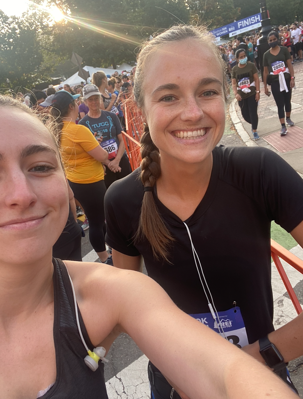 All smiles for women and running!