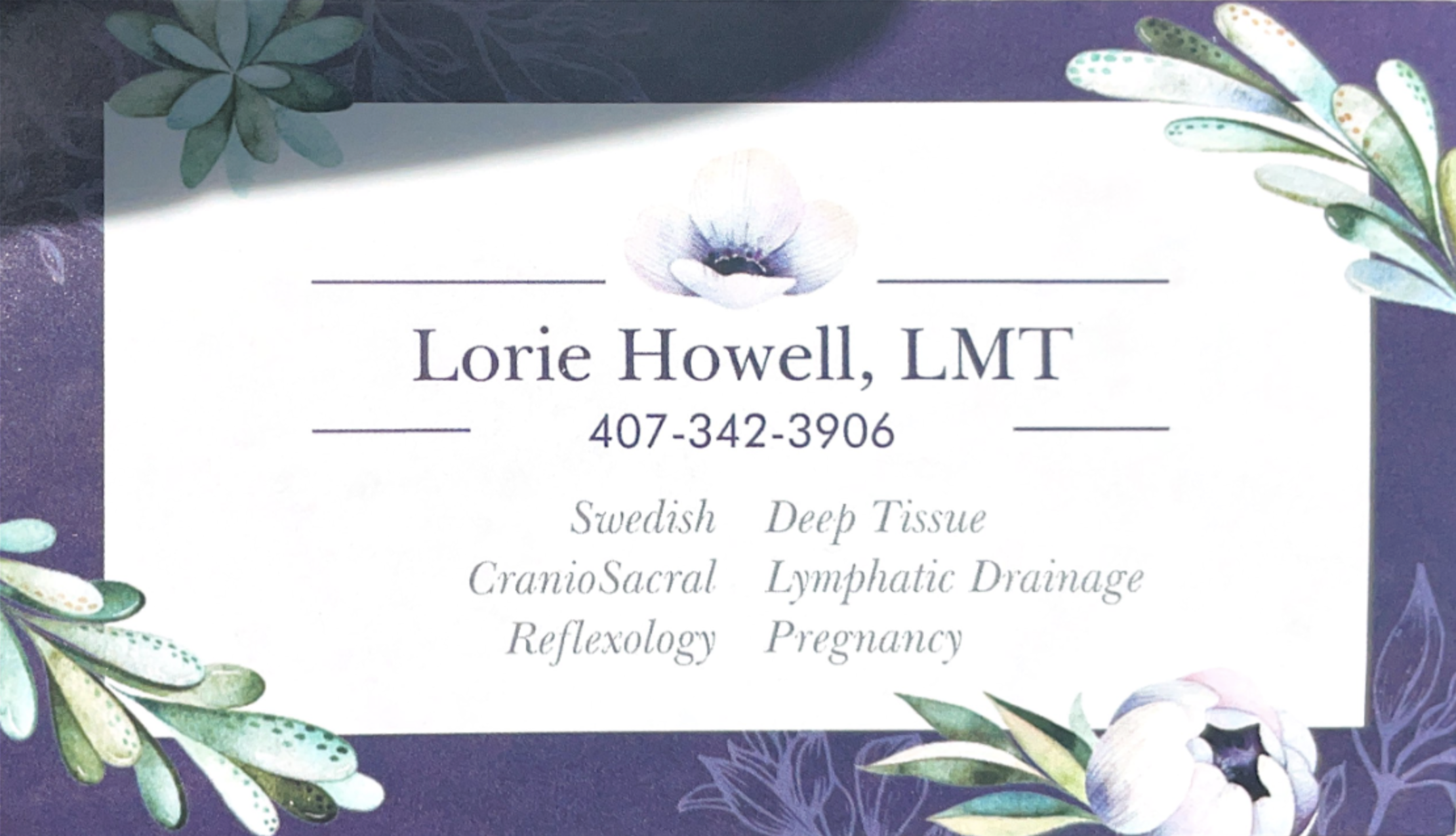 Lorie Howell Massage Therapist