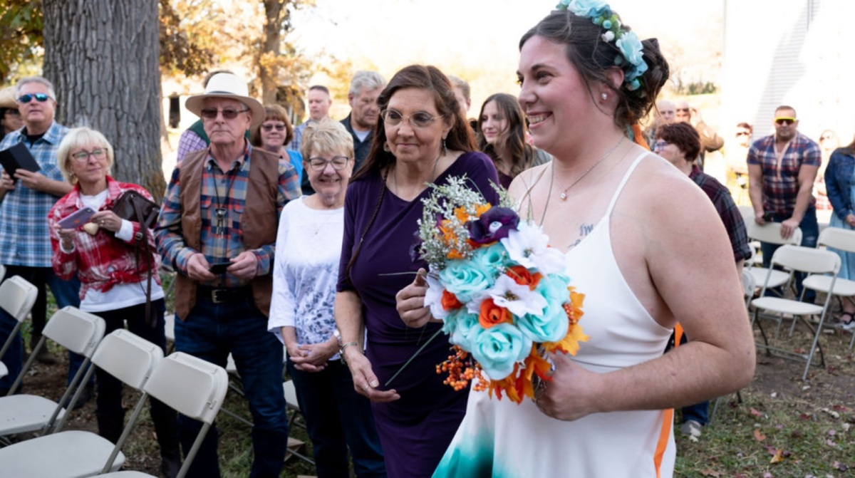 Oct 2022 - Walking her youngest, Casey, down the aisle