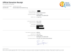 WCK Donation Receipt