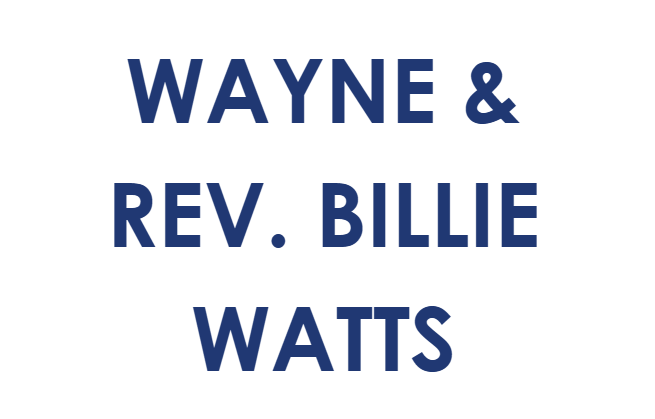 Wayne and Rev. Billie Watts 