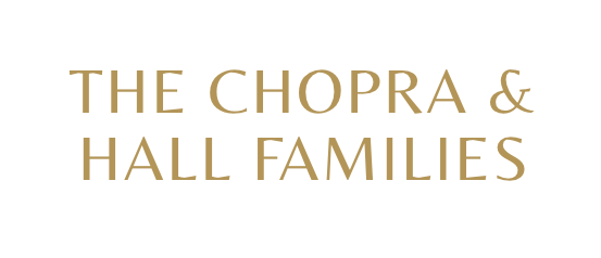 FRIEND SPONSOR The Chopra & Hall Families