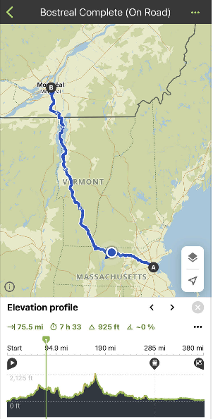 Lots of hills forthcoming!