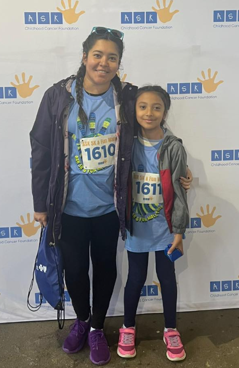 Ana Rengifo braved the rain to represent Empower in 2024