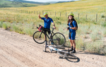 Joe & Leah taking a breather during the 2025 SBT GRVL Race