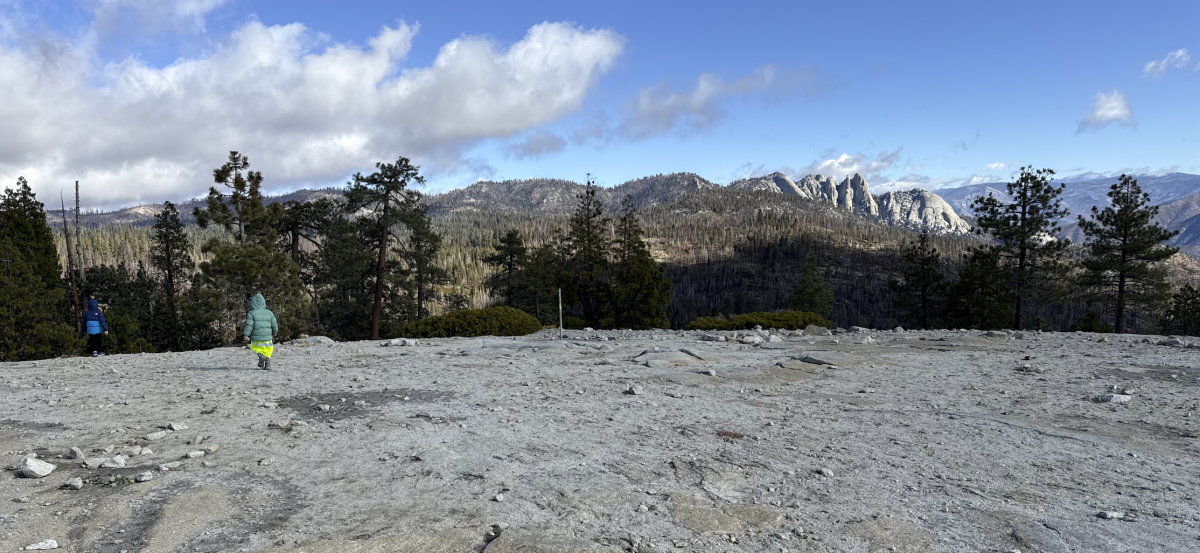 Dome Rock with Needles Lookout in Distance