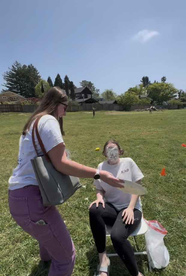 Only CASA could get me to be pied in the face