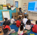 Summer 2021 reading to my class of 2nd graders