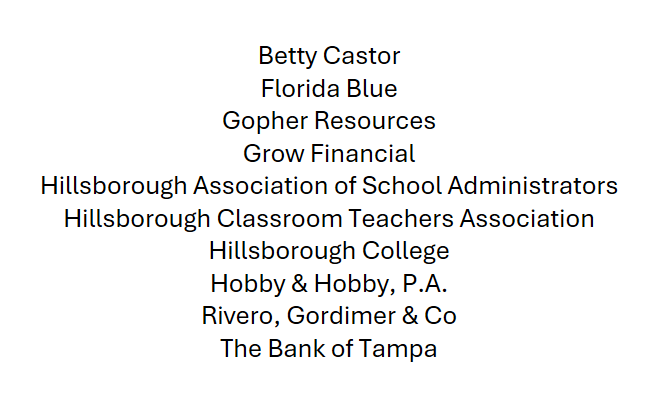 Scholar Sponsors