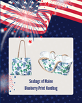 Seabags of Maine Blueberry Handbag
