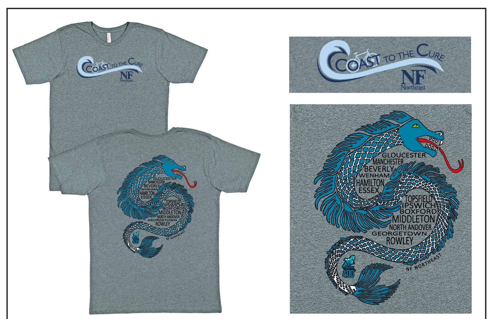 Coast to the Cure Serpent T-shirt! 