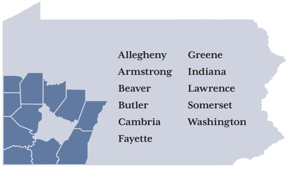 Proudly serving our neighbors in 11 counties! 