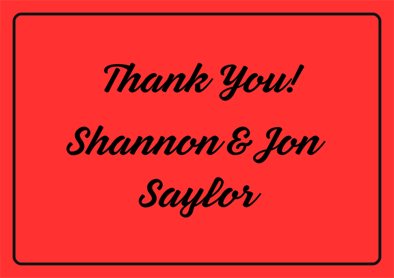 Shannon and Jon Saylor