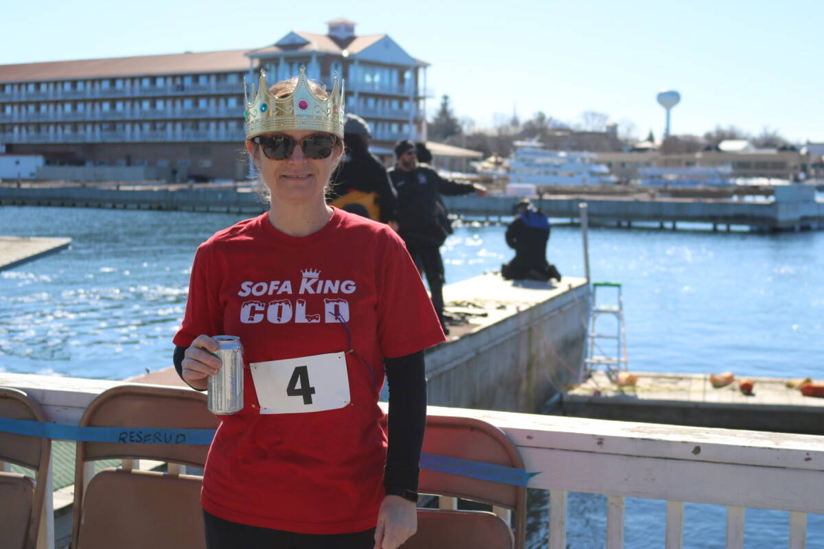 A little liquid courage pre-plunge