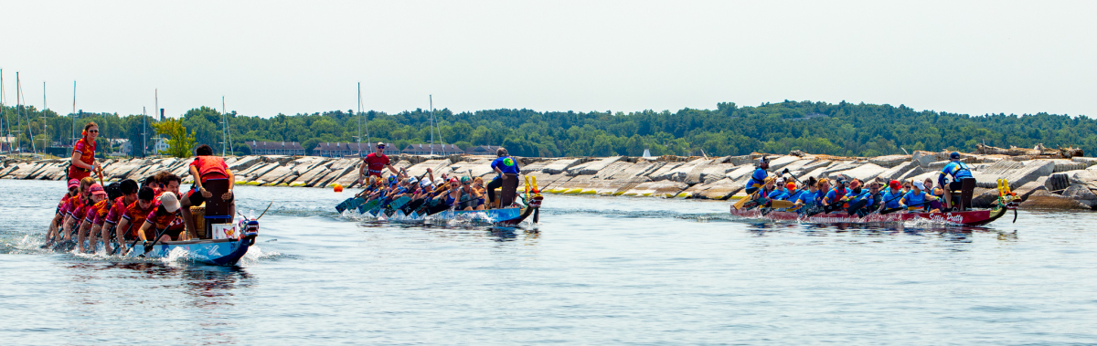Saturday's 500 m races