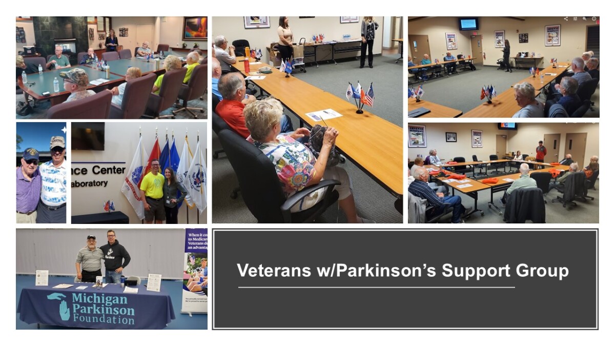 Our awesome fast growing support group of Veterans with Parkinson's and Care Partners.