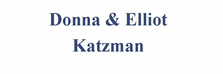 Donna & Elliot Katzman